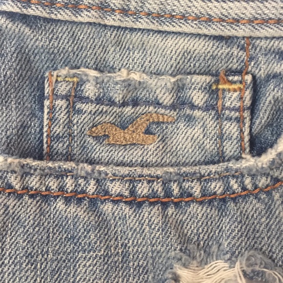 Hollister Distressed Jean Skirt - Picture 2 of 5